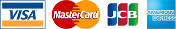 VISA MasterCard JCB AMERICAN EXPRESS