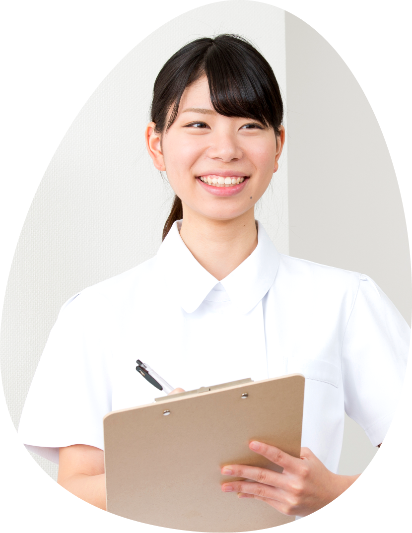 ナース服の女性